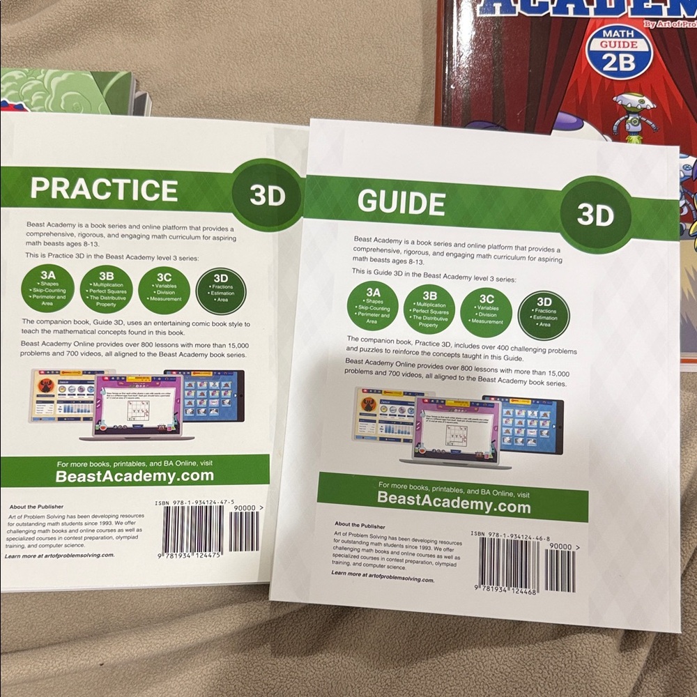 Beast Academy Math Guide and Practice 3D - Picture 3 of 8